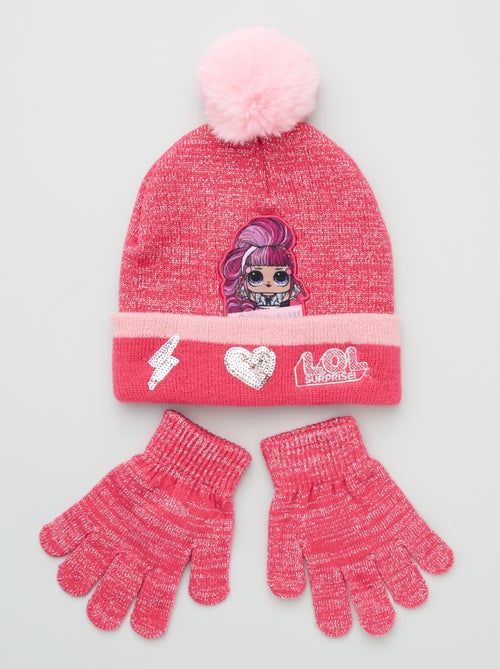 Conjunto gorro e luvas 'L.OL Surprise!' - Kiabi