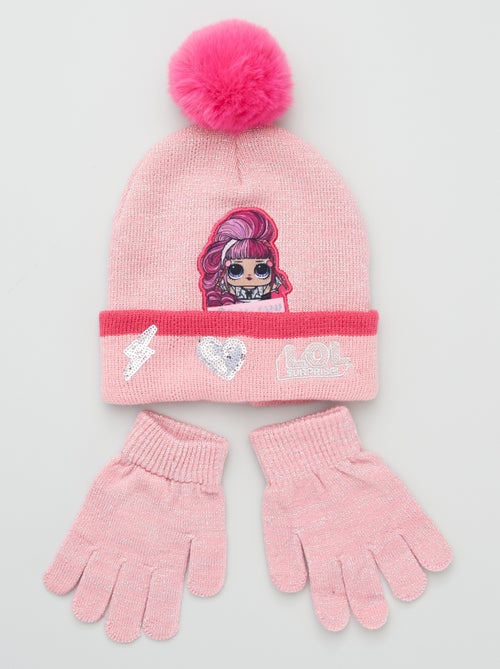 Conjunto gorro e luvas 'L.OL Surprise!' - Kiabi