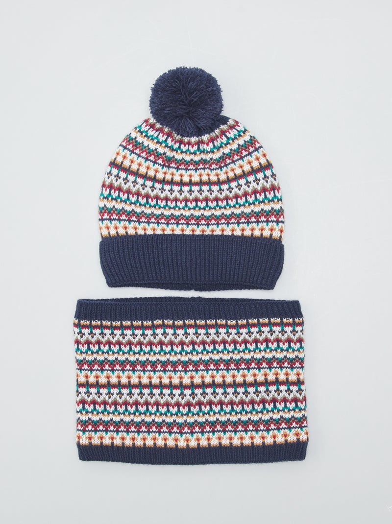 Conjunto gorro + gola - 2 peças VERDE - Kiabi