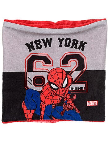 Conjunto gorro, gola & luvas vermelho menino spiderman - licença oficial