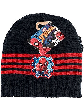 Conjunto gorro & luvas azul-marinho menino spiderman - licença oficial