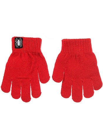 Conjunto gorro & luvas vermelho menino spiderman - licença oficial