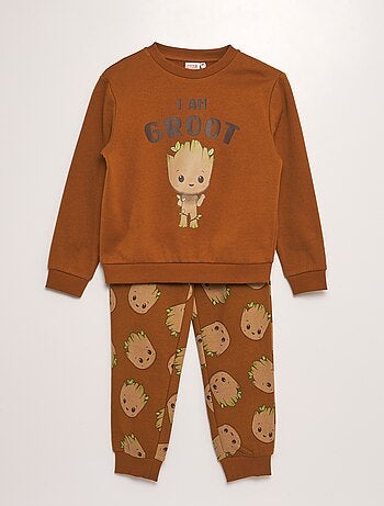 Conjunto 'Guardiães da Galáxia' 'Groot' 'Marvel' - 2 peças