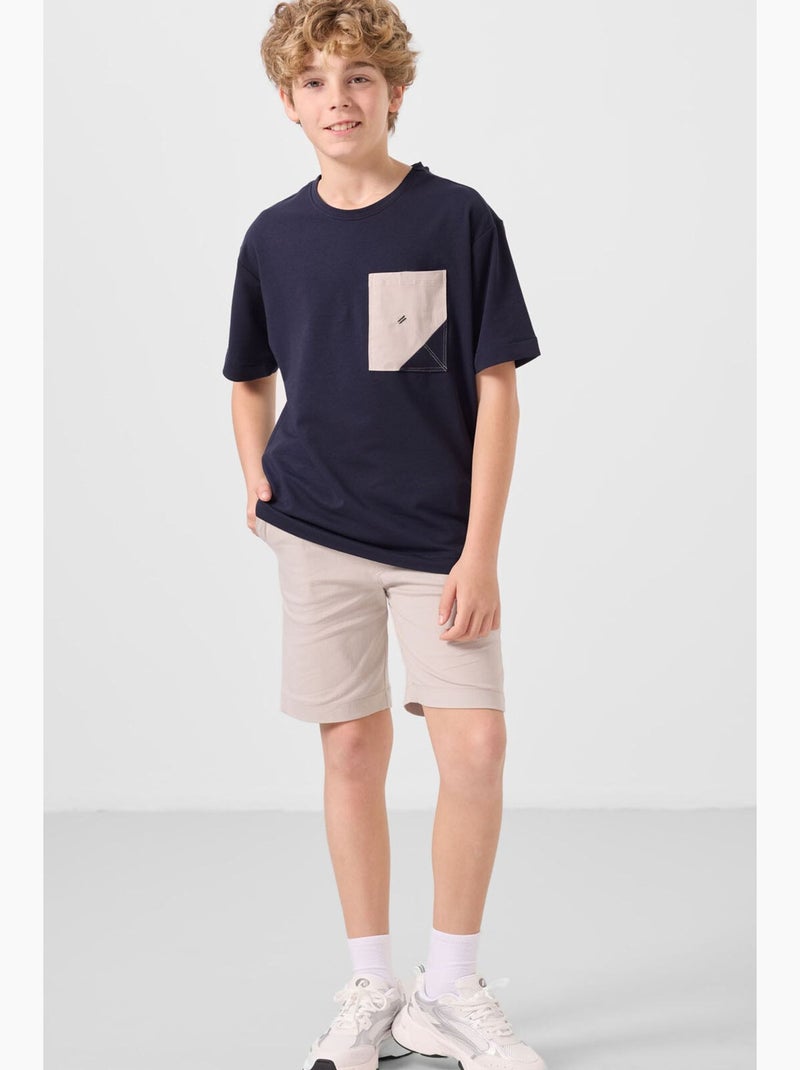 Conjunto infantil de duas peças tommy Areia - Kiabi