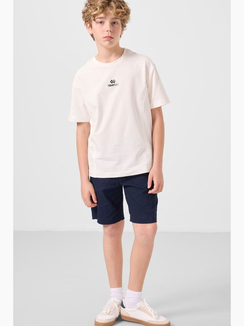 Conjunto infantil de duas peças tommy Ecru - Kiabi