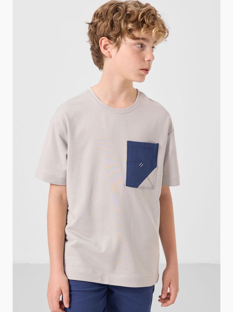 Conjunto infantil de duas peças tommy Verde-acinzentado - Kiabi