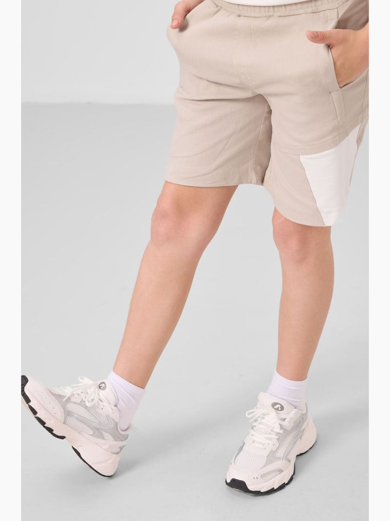 Conjunto infantil duas peças tommy Branco Bege - Kiabi