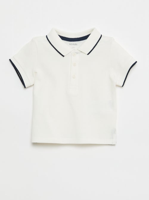 Conjunto jardineira + polo - 2 peças - Kiabi