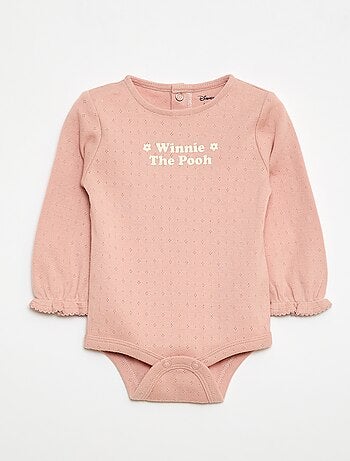 Conjunto Jardineira "Winnie" + fita de cabelo + t-shirt - 3 peças