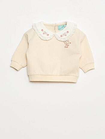 Conjunto jogging sweat + calças + babete 'Marie' 'Disney' - 3 peças