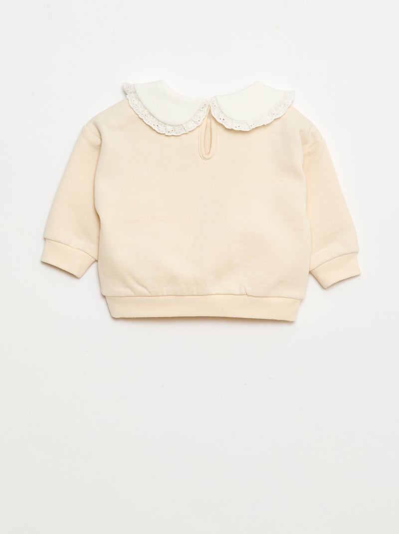 Conjunto jogging sweat + calças + babete 'Marie' 'Disney' - 3 peças Rosa - Kiabi