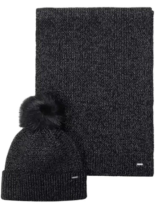 Conjunto Kaporal MELLY: Gorro e Cachecol Preto para Mulher - Kiabi Conjunto Kaporal MELLY: Gorro e Cachecol Preto para Mulher - Kiabi
