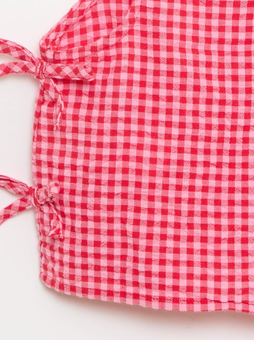 Conjunto leve de calções + blusa - 2 peças - Kiabi