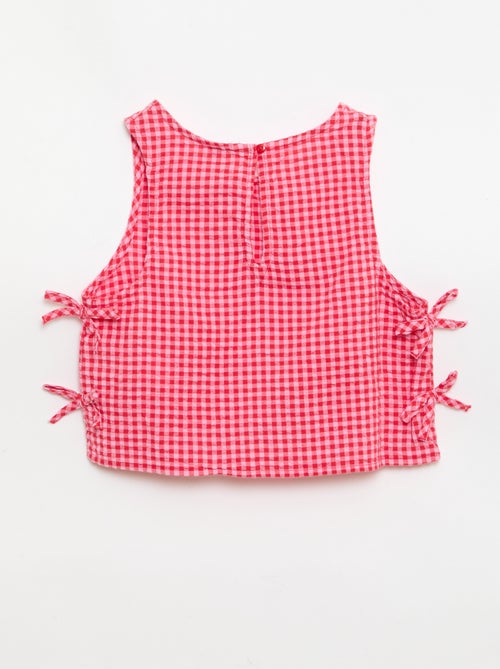 Conjunto leve de calções + blusa - 2 peças - Kiabi