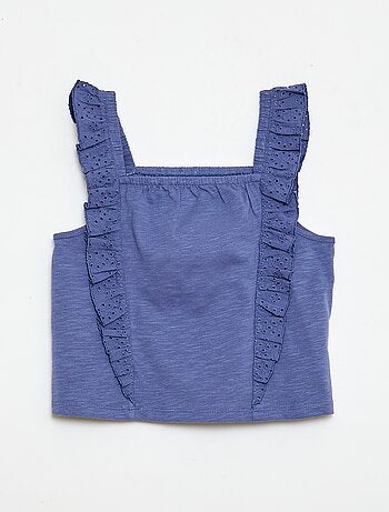 Conjunto leve: top sem mangas + calções - 2 peças