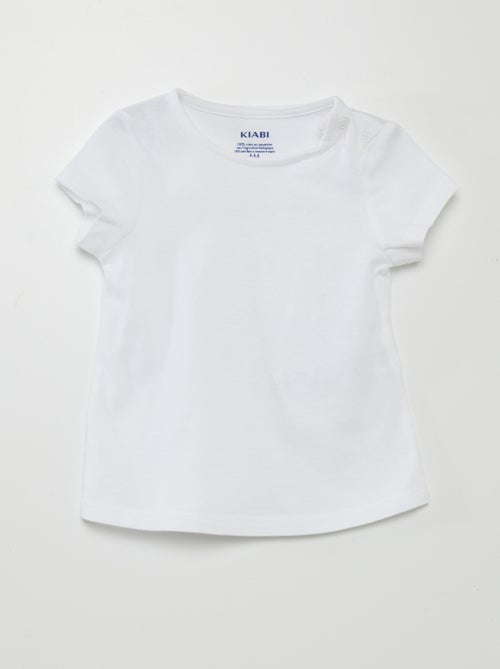 Conjunto macacão-calção + t-shirt - 2 peças - Kiabi