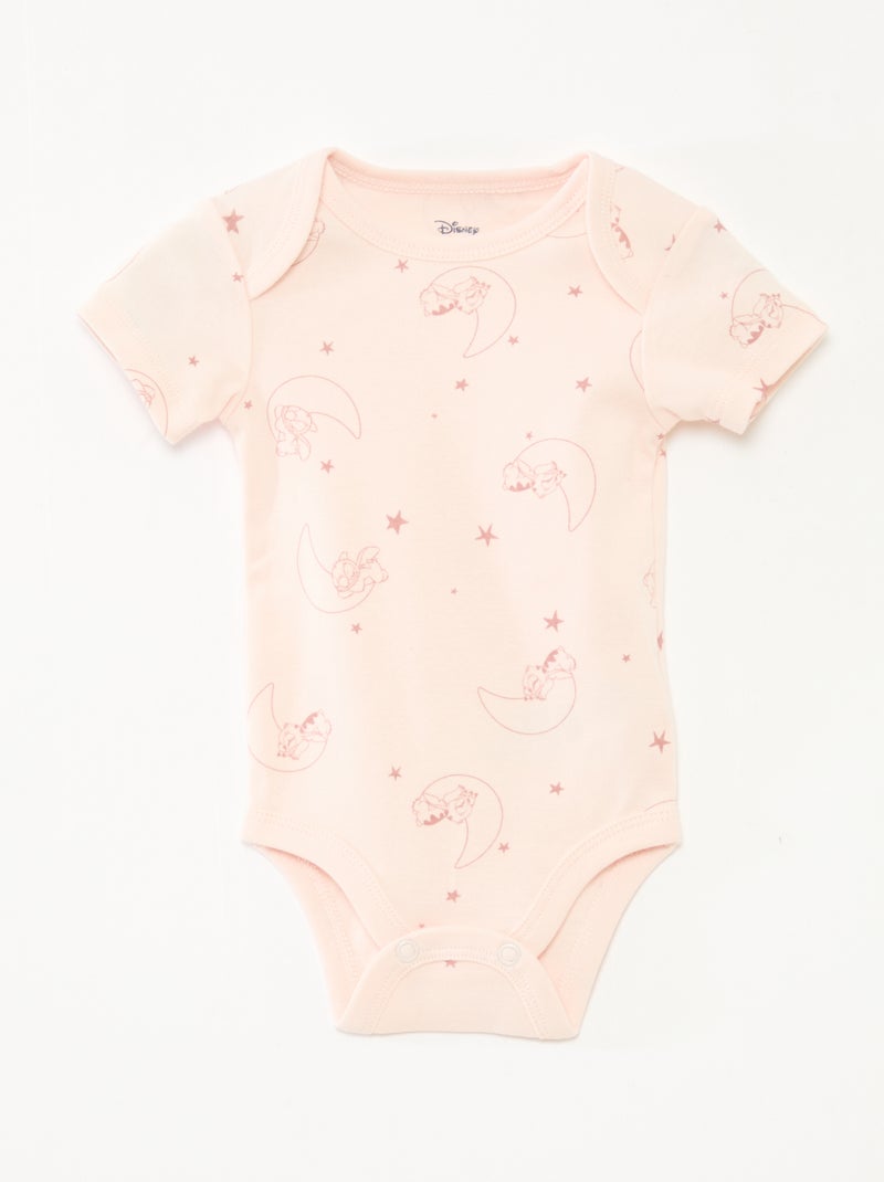 Conjunto macacão curto + body 'Stitch' 'Disney' - 2 peças AZUL - Kiabi