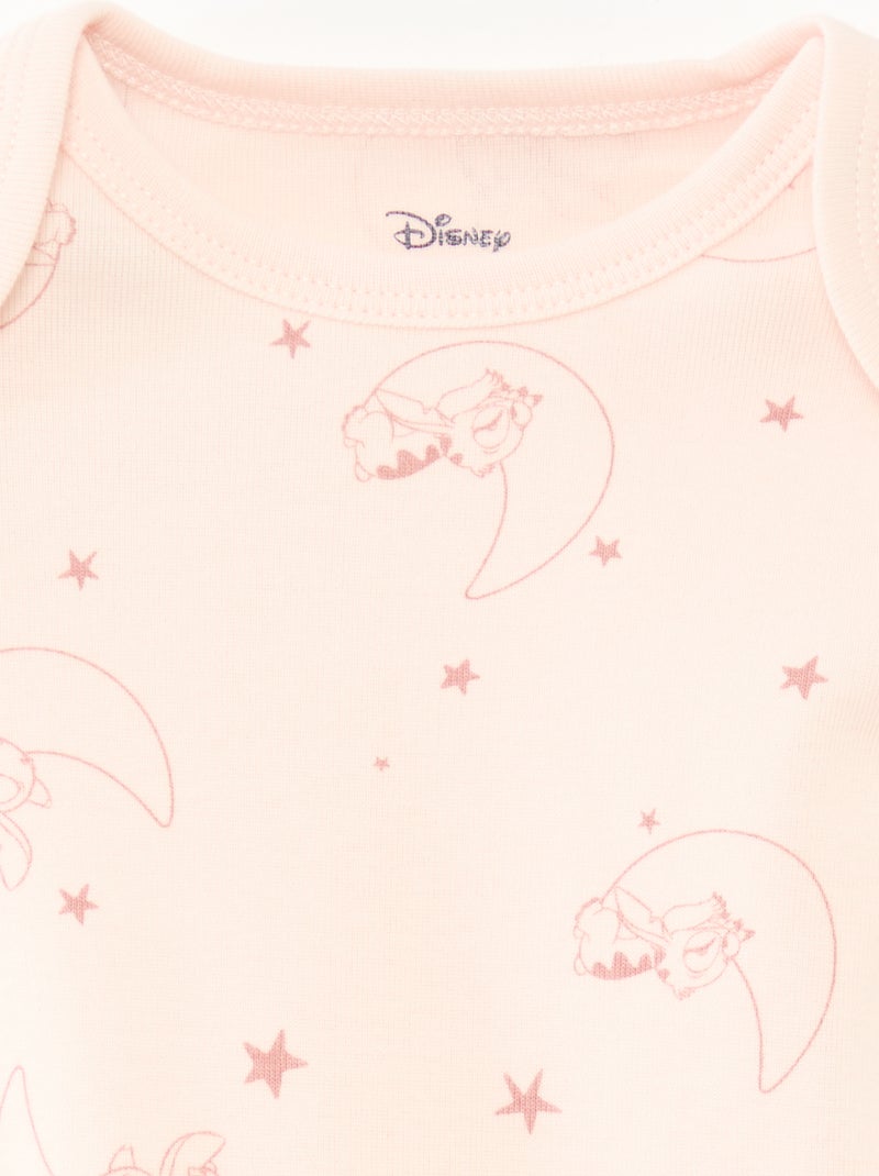 Conjunto macacão curto + body 'Stitch' 'Disney' - 2 peças AZUL - Kiabi