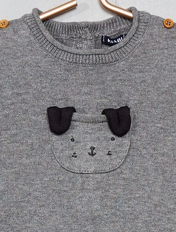 Conjunto macacão + t-shirt em algodão biológico - Kiabi