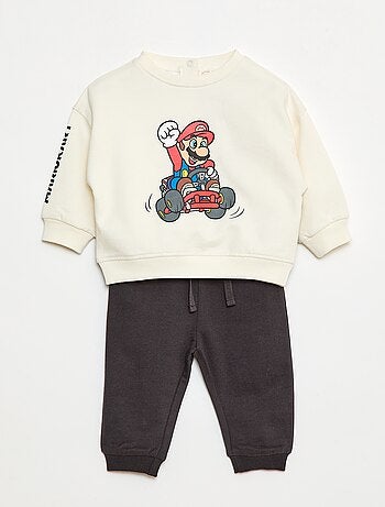 Conjunto 'Mario' 'Nintendo' em algodão