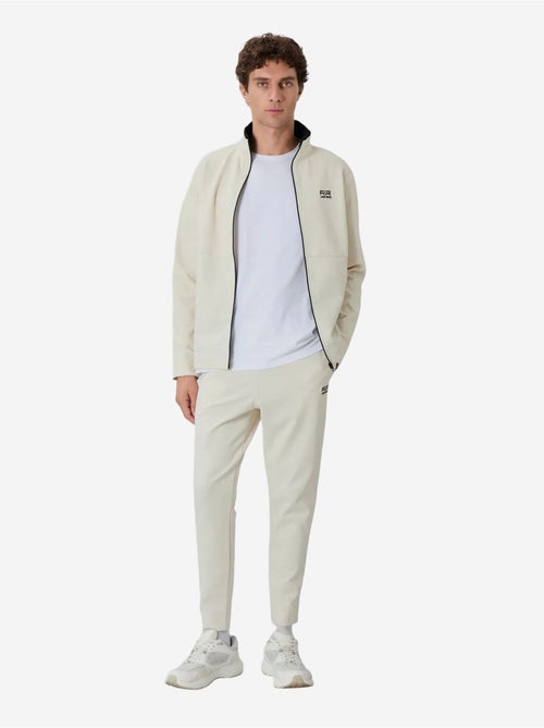 Conjunto masculino de sweatshirt com gola com fecho e calças tommy - Kiabi Conjunto masculino de sweatshirt com gola com fecho e calças tommy - Kiabi