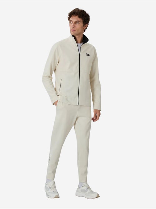 Conjunto masculino de sweatshirt com gola com fecho e calças tommy - Kiabi Conjunto masculino de sweatshirt com gola com fecho e calças tommy - Kiabi