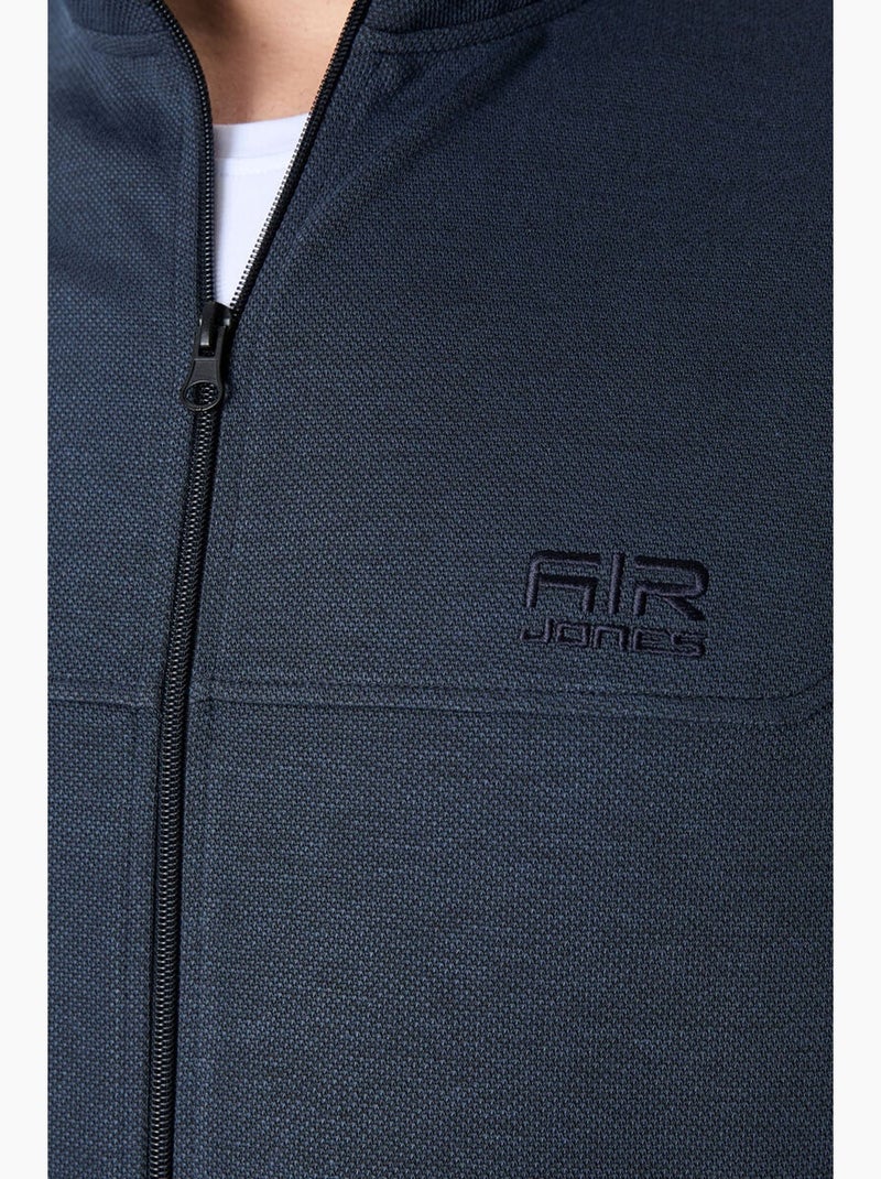 Conjunto masculino de sweatshirt de fleece e calças tommy Azul-marinho - Kiabi