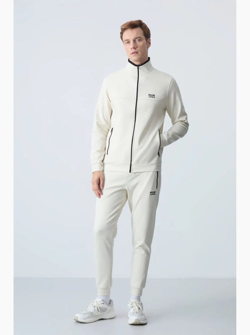 Conjunto masculino de sweatshirt de fleece e calças tommy - Kiabi Conjunto masculino de sweatshirt de fleece e calças tommy - Kiabi