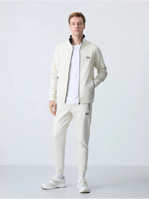 Conjunto masculino de sweatshirt de fleece e calças tommy - Kiabi Conjunto masculino de sweatshirt de fleece e calças tommy - Kiabi