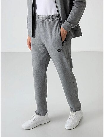 Conjunto masculino de sweatshirt e calças em fleece tricotado tommy