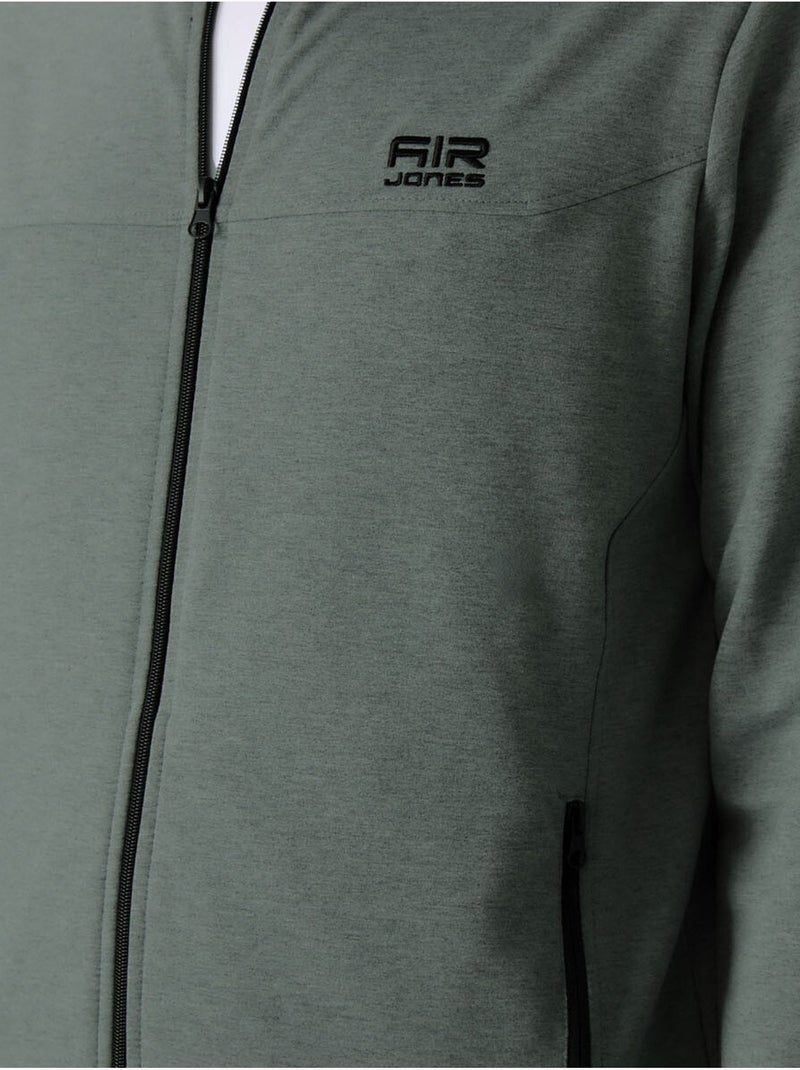 Conjunto masculino de sweatshirt e calças em fleece tricotado tommy Verde - Kiabi