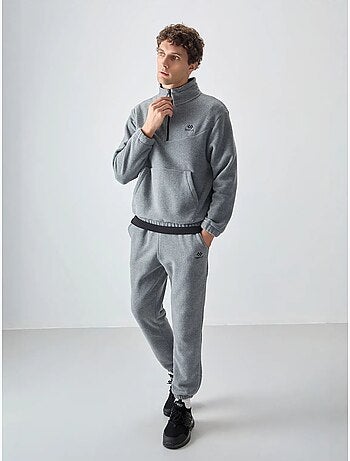 Conjunto masculino de sweatshirt e calças em poliéster tommy