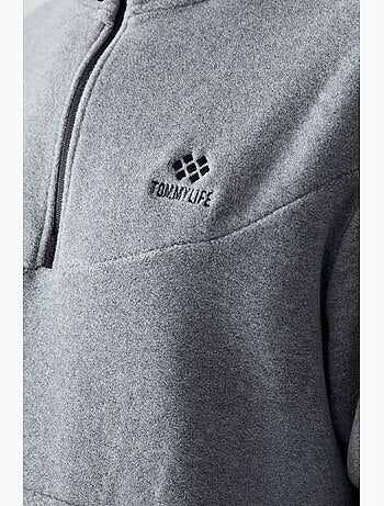 Conjunto masculino de sweatshirt e calças em poliéster tommy