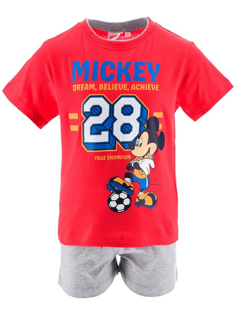 Conjunto mickey mouse menino | licença oficial Vermelho - Kiabi