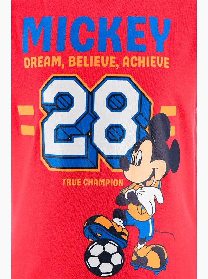 Conjunto mickey mouse menino | licença oficial Vermelho - Kiabi