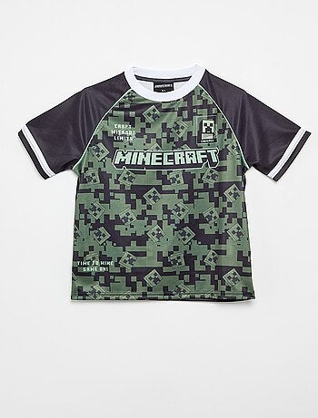 Conjunto 'Minecraft' Bermuda e T-shirt