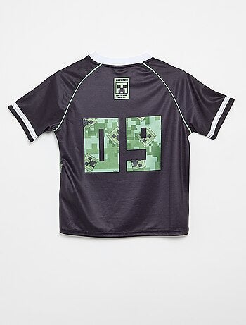 Conjunto 'Minecraft' Bermuda e T-shirt