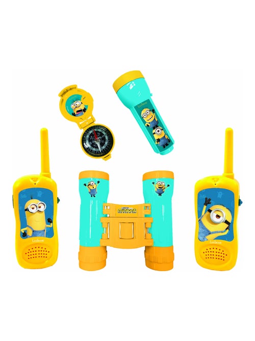 Conjunto minions aventura com walkie talkies até 120 m - Kiabi