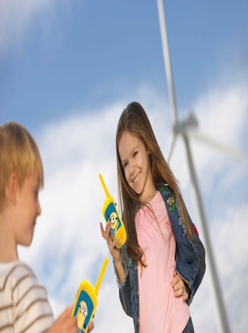 Conjunto minions aventura com walkie talkies até 120 m - Kiabi