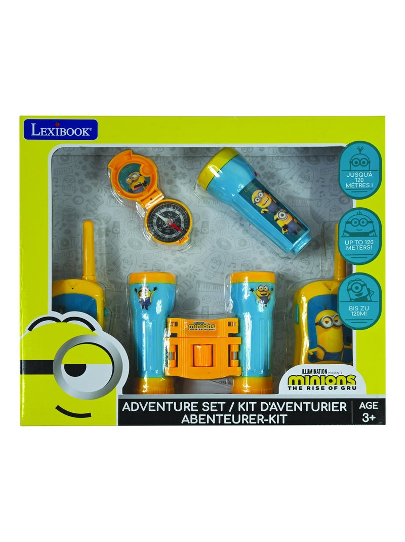 Conjunto minions aventura com walkie talkies até 120 m N/D - Kiabi