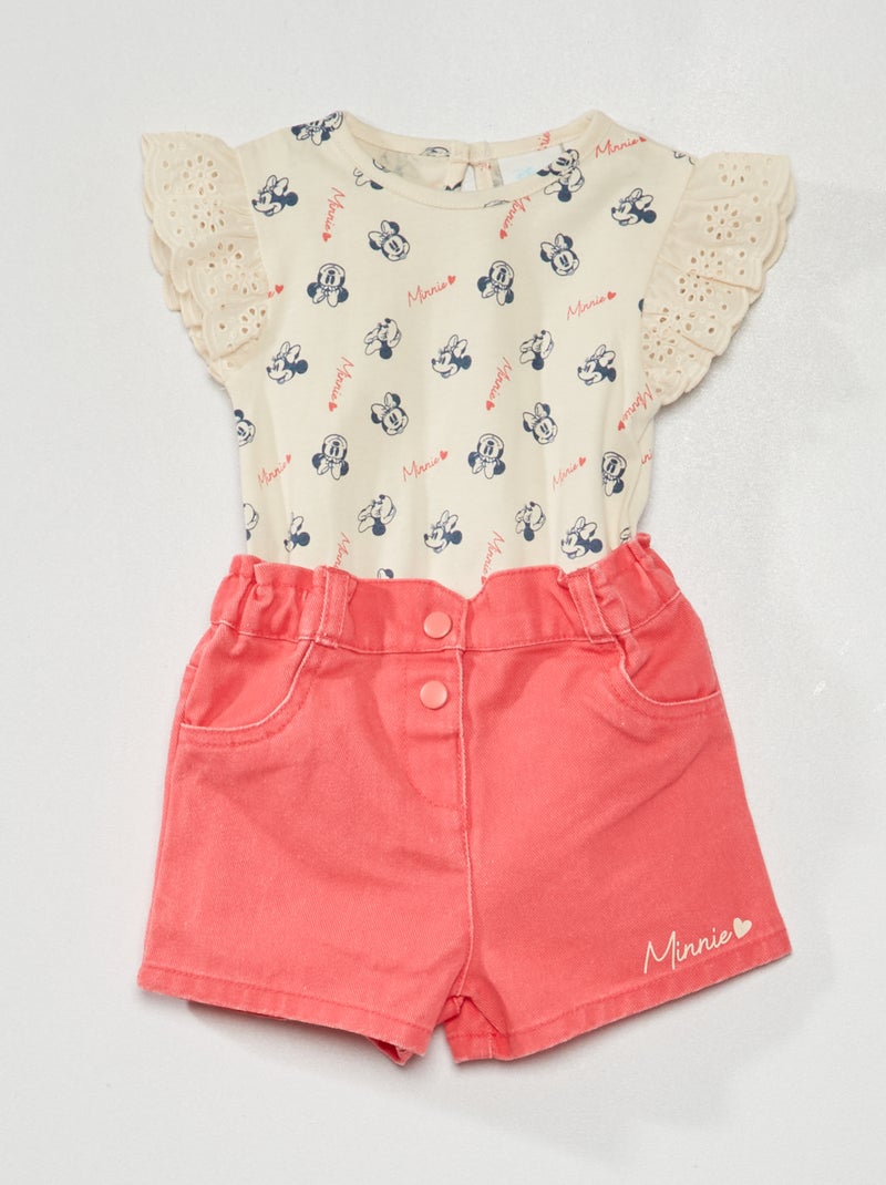 Conjunto 'Minnie'  - 2 peças ROSA - Kiabi