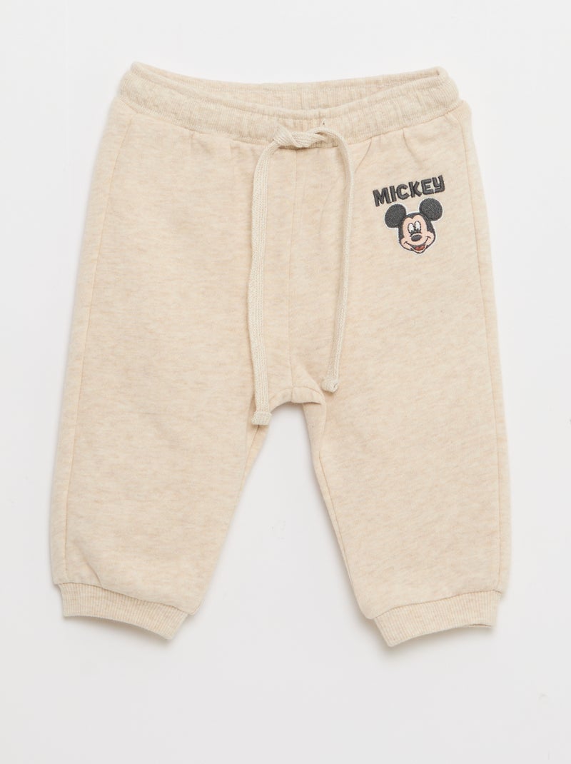 Conjunto moletom - calça + Bandana - 2 peças Bege - Kiabi