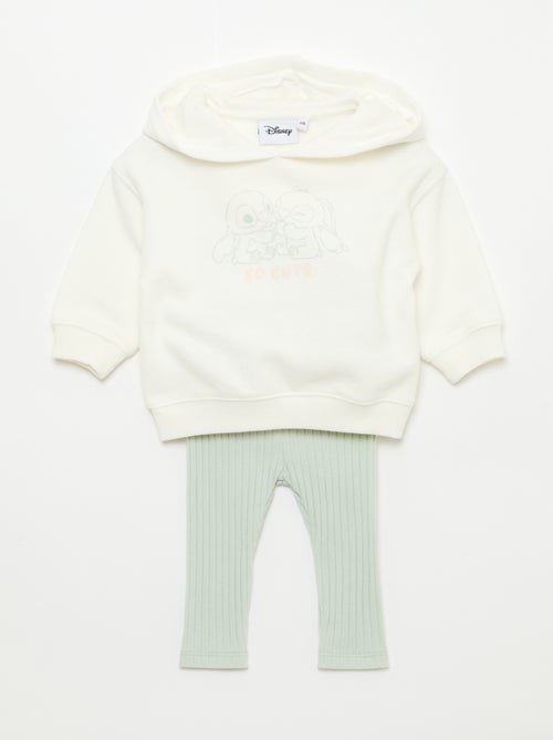 Conjunto moletom com capuz + legging 'Disney' - Kiabi