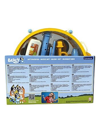 Conjunto musical bluey 7pcs