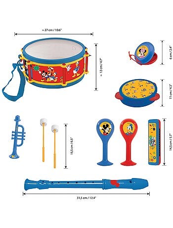 Conjunto musical mickey 7pcs