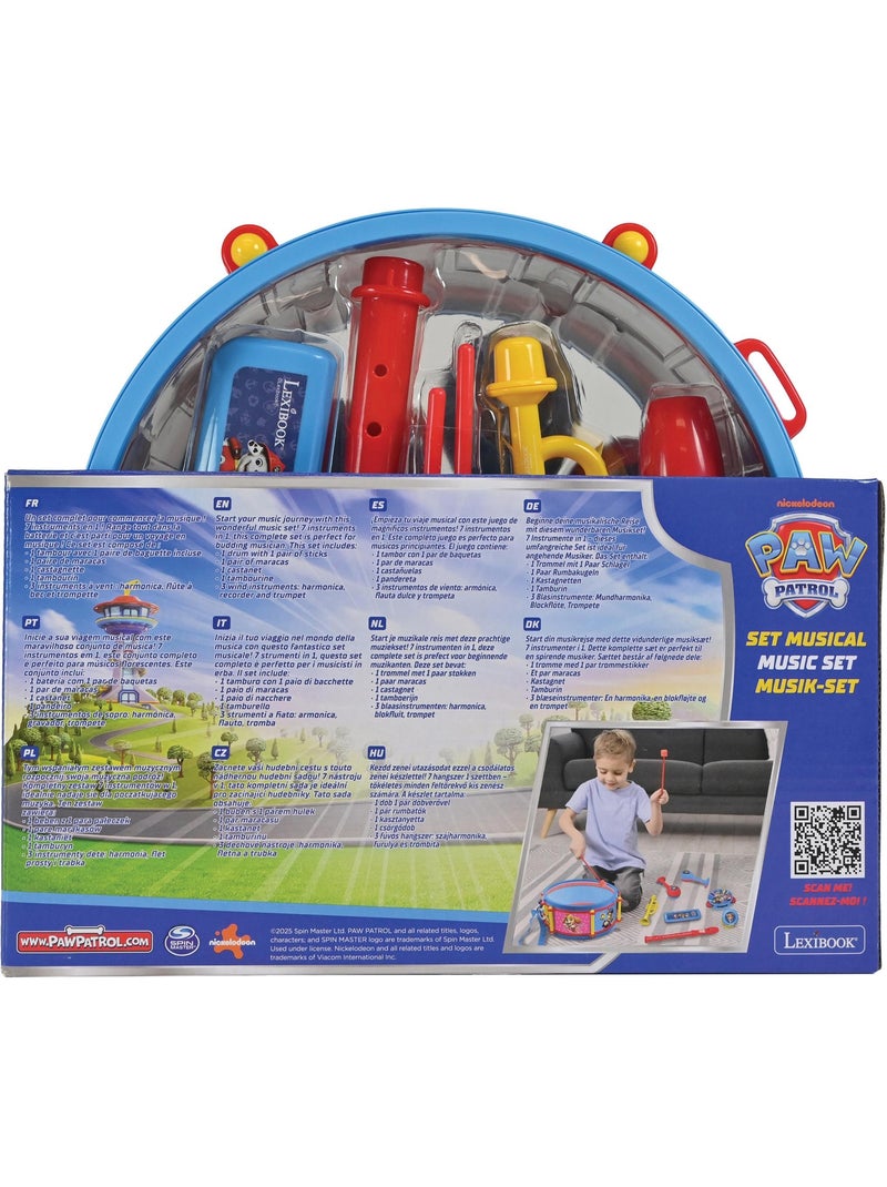 Conjunto musical paw patrol 7pcs Azul - Kiabi