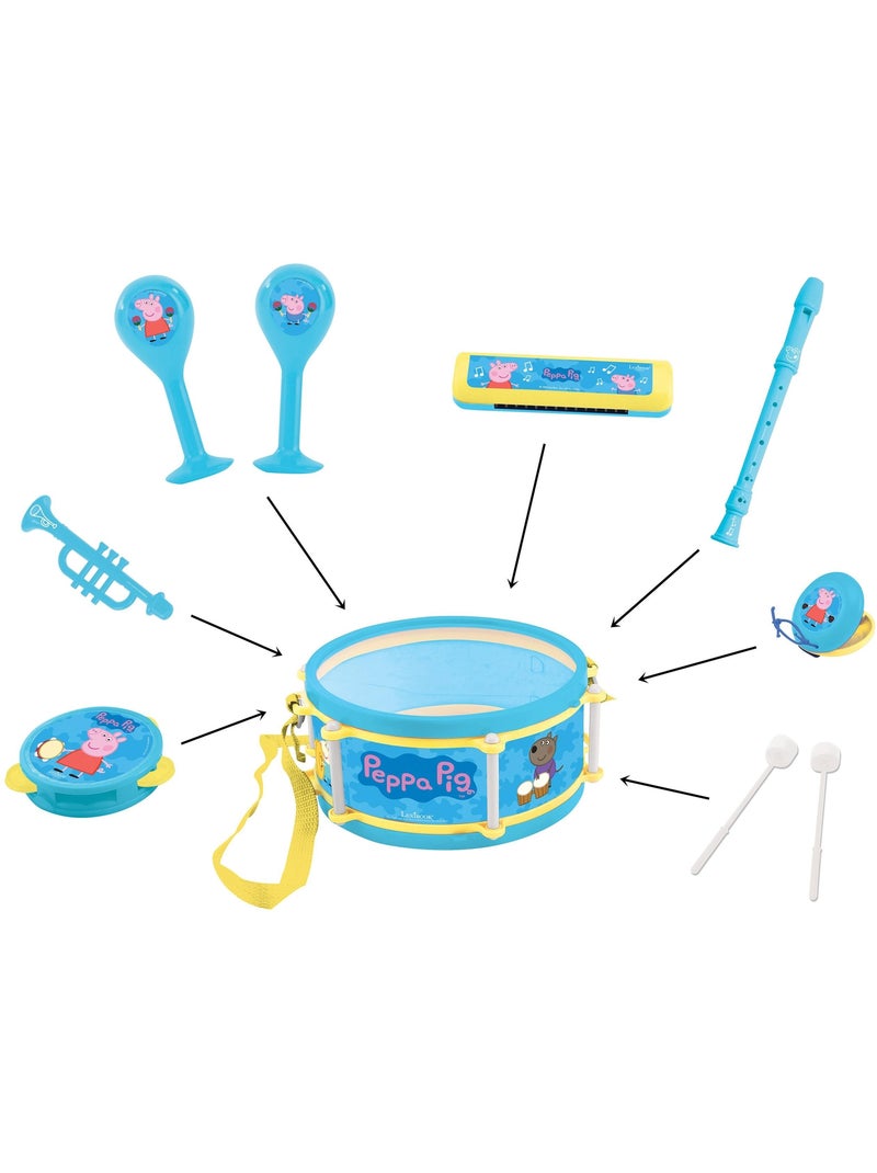 Conjunto musical peppa pig 7pcs Azul - Kiabi