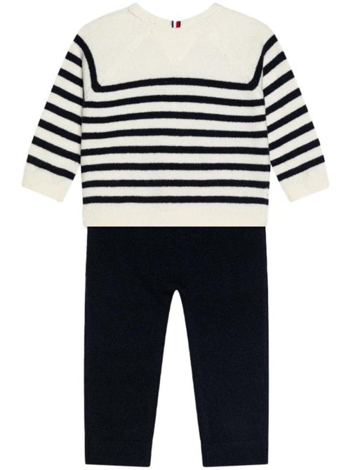 Conjunto Náutico Tommy Hilfiger para Menino em Azul-Marinho e Branco - Kiabi Conjunto Náutico Tommy Hilfiger para Menino em Azul-Marinho e Branco - Kiabi