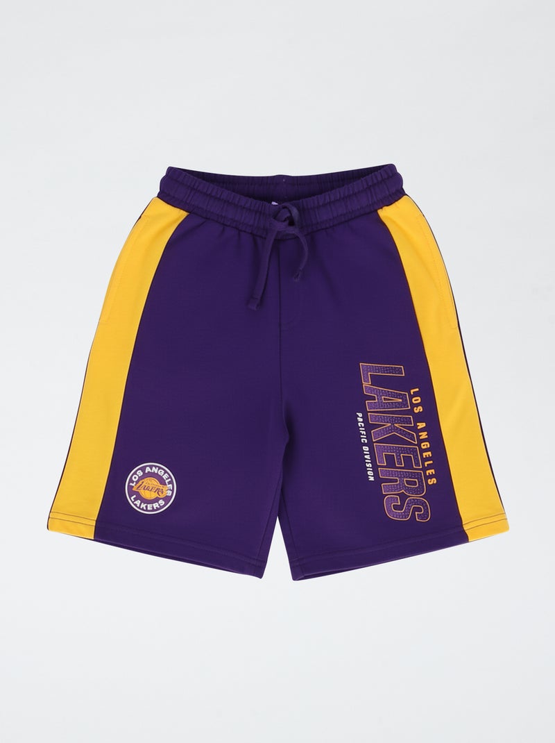 Conjunto 'NBA' de 2 peças calções + T-shirt Cinza - Kiabi