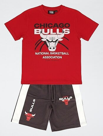 Conjunto "NBA" de 2 peças calções + T-shirt